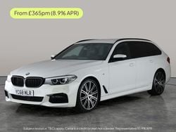 White Used 2019 BMW 530 M Sport Estate | £20,187 (Good price)