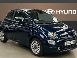 Blue Used 2022 Fiat 500 Dolcevita Hatchback | £10,986 (Fair price)