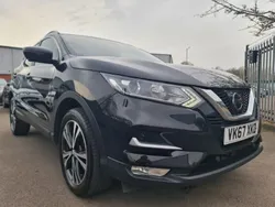 Black Used 2017 Nissan Qashqai N-Connecta SUV | £8,699 (Fair price)