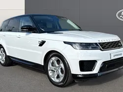 White Used 2019 Land Rover Range Rover Sport HSE SUV | £33,095 (Fair price)