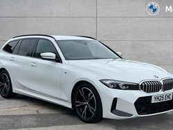 White Used 2025 BMW 320 M Sport Estate | £32,404 (Fair price)
