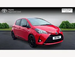 Red/black Used 2019 Toyota Yaris Hybrid Sport Hatchback | £14,666 (Fair price)