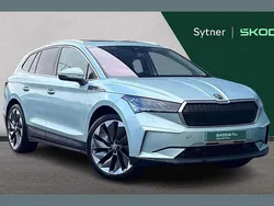 Arctic silver metallic Used 2022 Skoda Enyaq iV ecoSuite SUV | £23,000 (Fair price)