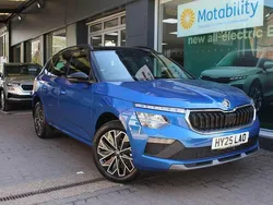 Race blue metallic black magic pearl effect Used 2025 Skoda Kamiq Design Edition SUV | £22,990