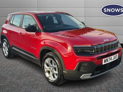 Red Used 2024 Jeep Avenger Altitude SUV | £17,078 (Fair price)