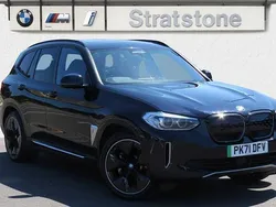 Black Used 2021 BMW iX3 Shadowline SUV | £24,393 (Fair price)