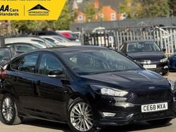 Black Used 2018 Ford Focus ST-Line Hatchback | £8,995 (Good price)
