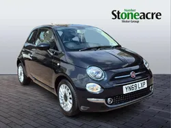 Black Used 2019 Fiat 500 Lounge Hatchback | £7,995 (Fair price)