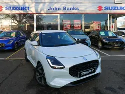 White Used 2025 Suzuki Swift Hatchback | £17,999 (Expensive)