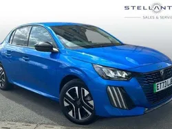 Blue Used 2024 Peugeot e-208 Style Hatchback | £17,490 (A bit pricey)