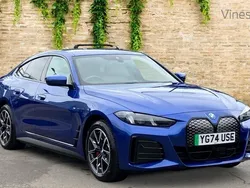 Blue Used 2024 BMW i4 M Sport Sedan | £41,663 (Fair price)