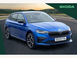 Blue New 2025 Skoda Scala Monte Carlo Hatchback | £25,495 (Fair price)