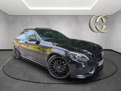 Black Used 2018 Mercedes C220 AMG line Sedan | £17,475 (Fair price)