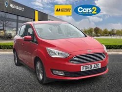 Red Used 2018 Ford C-MAX Titanium MPV | £8,995 (Fair price)