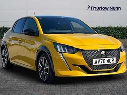 Yellow Used 2020 Peugeot 208 GT-line Hatchback | £13,908 (Fair price)