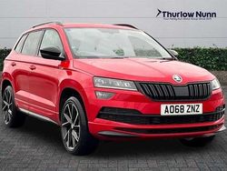 Red Used 2019 Skoda Karoq SportLine SUV | £15,356 (Fair price)