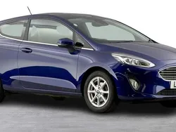 Impact blue pearl Used 2017 Ford Fiesta Zetec Hatchback | £6,375 (Fair price)
