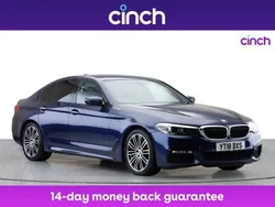 Blue Used 2018 BMW 520 M Sport Sedan | £17,649 (Fair price)