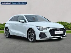White Used 2025 Audi A3 S-Line Hatchback | £30,200 (Expensive)