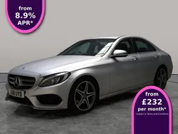 Silver Used 2018 Mercedes C220 AMG line Sedan | £13,250 (Good price)