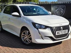 White Used 2020 Peugeot 208 Active Hatchback | £13,501 (Fair price)