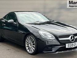 Blck Used 2019 Mercedes SLC300 AMG line Cabriolet | £19,390 (Expensive)