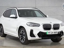 White Used 2024 BMW iX3 M Sport SUV | £38,950 (Good price)