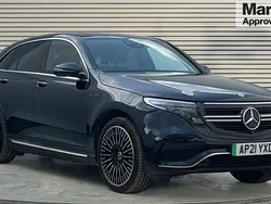Blue Used 2021 Mercedes EQC400 AMG Line Premium SUV | £26,891 (Fair price)