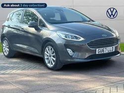 Grey Used 2017 Ford Fiesta Titanium Hatchback | £6,945 (Fair price)