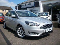 Silver Used 2017 Ford Focus Titanium Hatchback | £9,995 (Fair price)