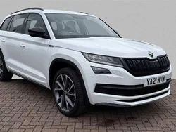 White Used 2021 Skoda Kodiaq SportLine SUV | £22,980 (Good price)