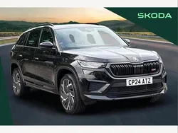 Black magic pearl effect Used 2024 Skoda Kodiaq vRS SUV | £36,395 (Fair price)