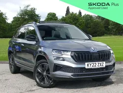 Grey Used 2022 Skoda Karoq SportLine SUV | £25,395 (Fair price)