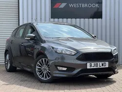 Grey Used 2018 Ford Focus ST-Line Hatchback | £8,970 (Good price)
