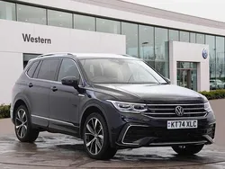 Black Used 2025 VW Tiguan Allspace R-line SUV | £37,999 (Expensive)