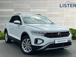Pure white Used 2025 VW T-Roc Match SUV | £26,990