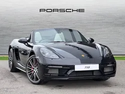 Jet black metallic New 2025 Porsche 718 Boxster Cabriolet | £79,900 (Super price)