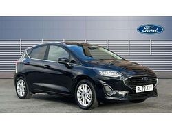Black Used 2022 Ford Fiesta Titanium Hatchback | £13,389 (Fair price)