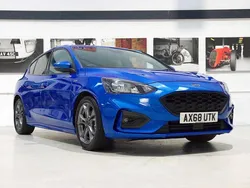 Blue Used 2019 Ford Focus ST-Line Hatchback | £9,946 (Fair price)