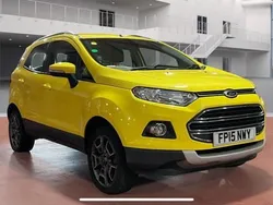 Yellow Used 2015 Ford Ecosport Titanium X SUV | £3,650 (Good price)