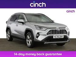 Silver Used 2020 Toyota RAV4 Hybrid SUV | £25,599 (Fair price)