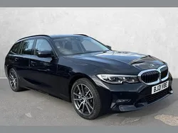Black Used 2021 BMW 330e Sport Line Estate | £18,021 (Good price)