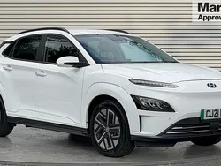 White Used 2021 Hyundai Kona Premium SUV | £14,761 (Fair price)