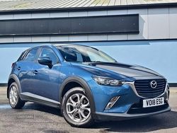 Blue Used 2018 Mazda CX-3 SUV | £8,950 (Fair price)