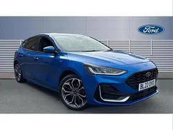 Blue Used 2022 Ford Focus ST-Line Hatchback | £18,350 (A bit pricey)