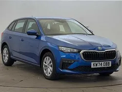 Race blue metallic Used 2025 Skoda Scala SE Hatchback | £18,390 (Fair price)