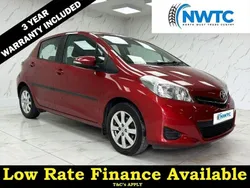 Red Used 2012 Toyota Yaris Hatchback | £4,495 (Fair price)