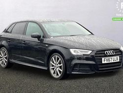 Black Used 2018 Audi A3 Sportback Black Edition Hatchback | £15,099 (Fair price)