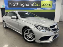 Silver Used 2015 Mercedes E350 AMG line Coupe | £7,595 (Fair price)