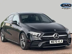 Black Used 2021 Mercedes A190 AMG line Sedan | £15,295